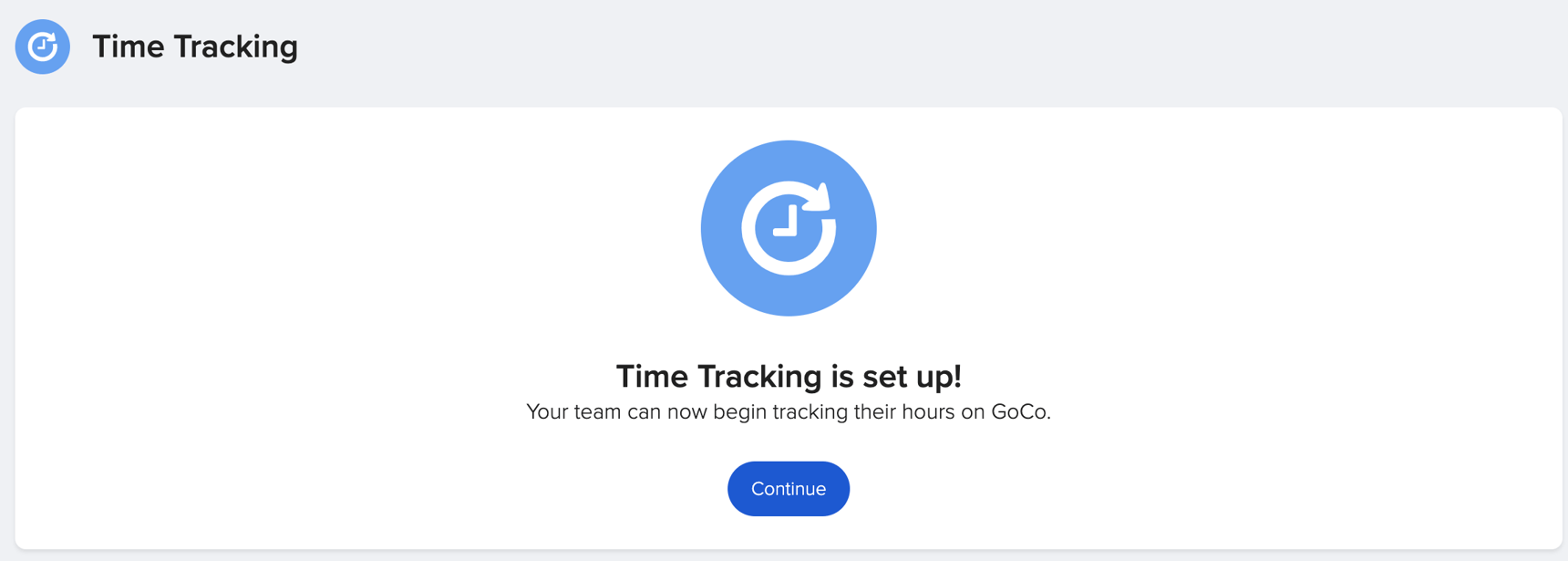 How do I set up a Time Tracking policy?