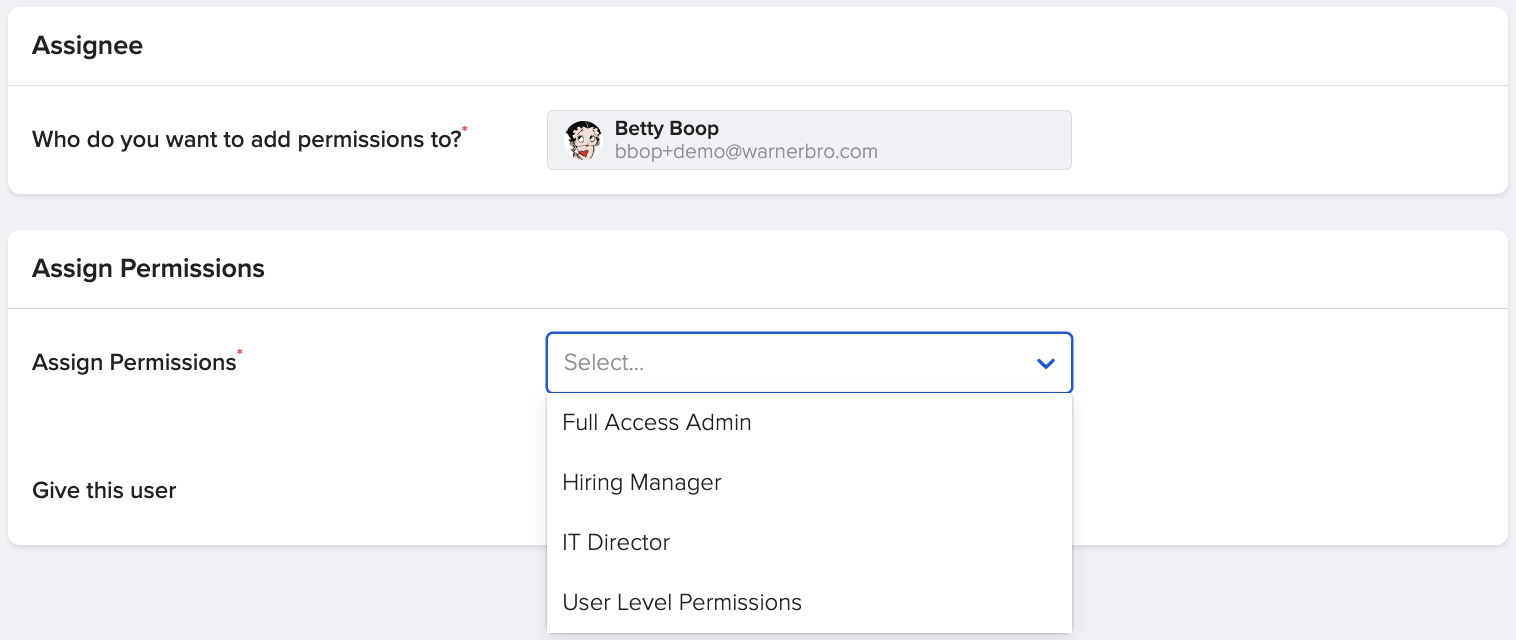 View and Adjust Permissions from a Team Member's Profile