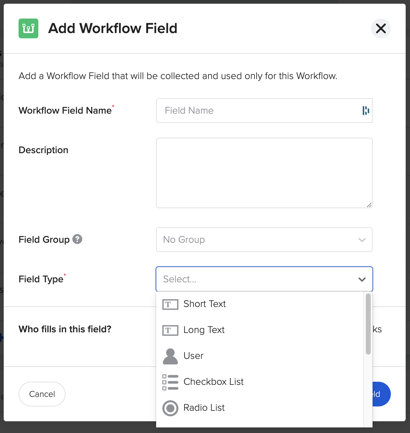 What are Workflow Fields and how do I use them in a Workflow?