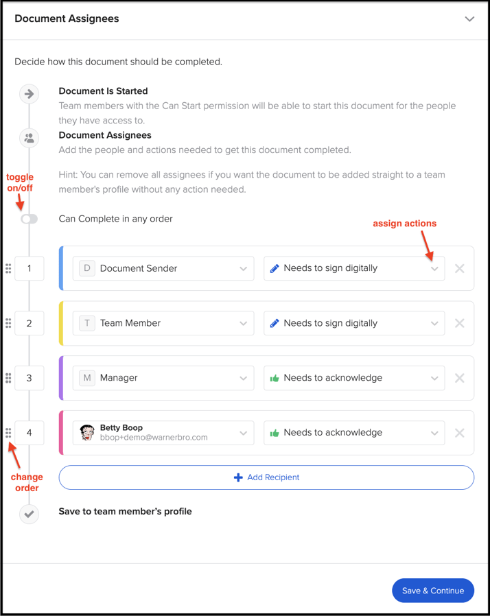 Customizing your Document Workflows