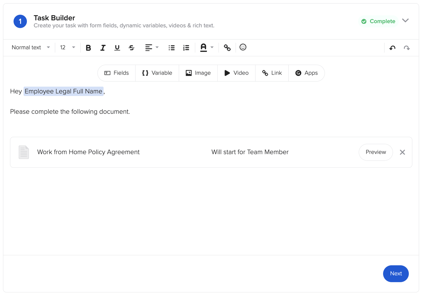 How to add a Document in a Workflow