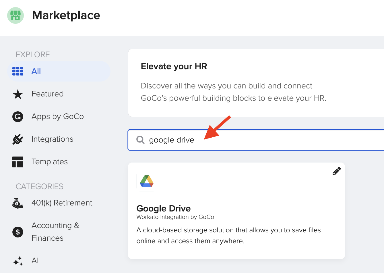 Add Employee Documents to GoCo from Google Drive